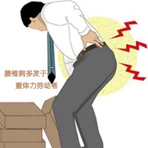 腰椎病卡通